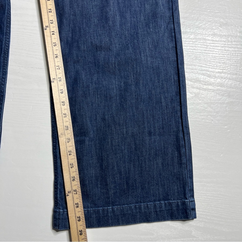 J Crew Pleated Trouser Jean Womens 30 Wide Leg Full Length New - Picture 6 of 16